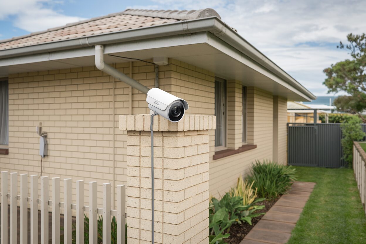 CCTV security camera installation