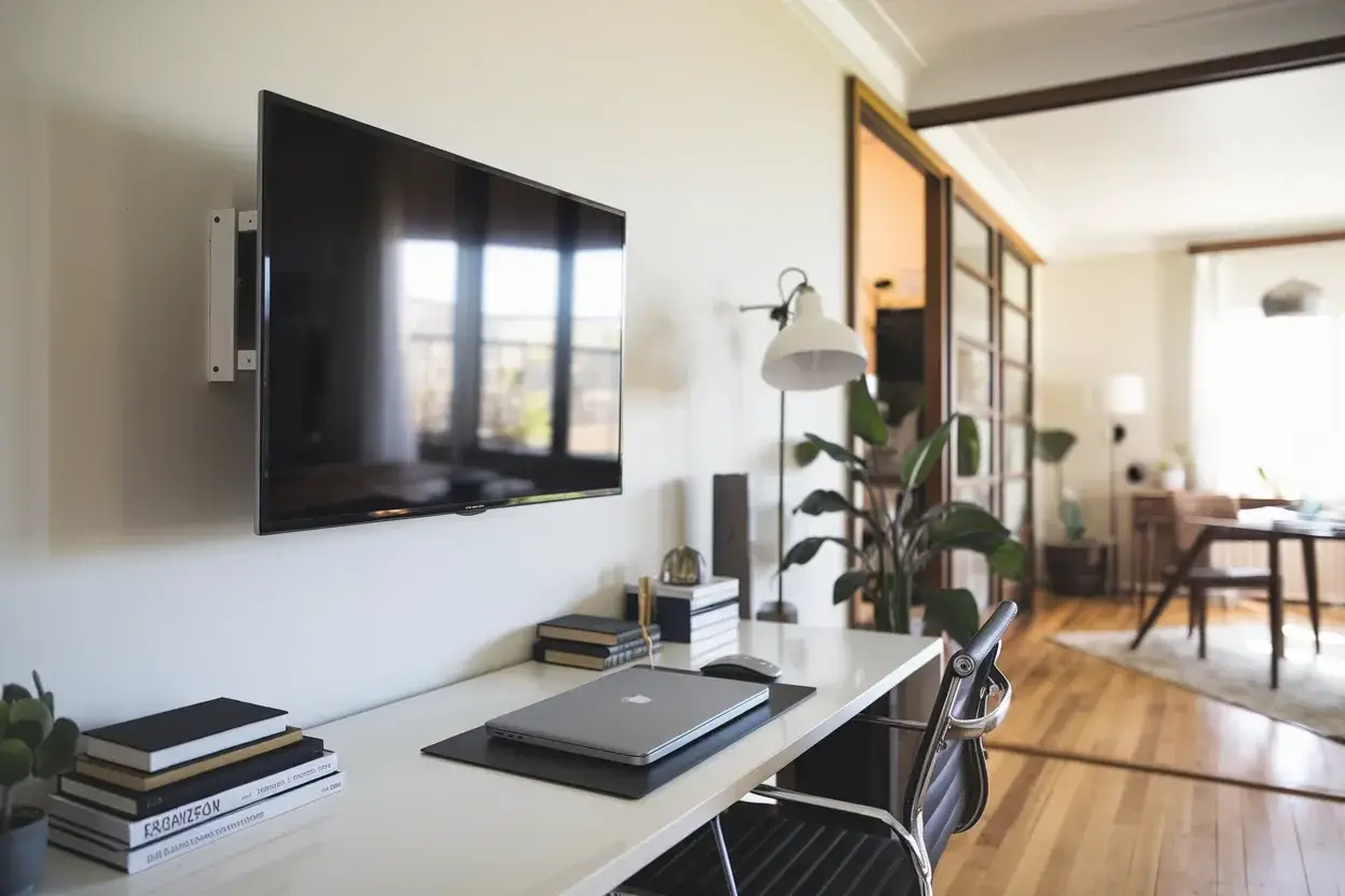 TV wall mounting and setup in Innaloo living room